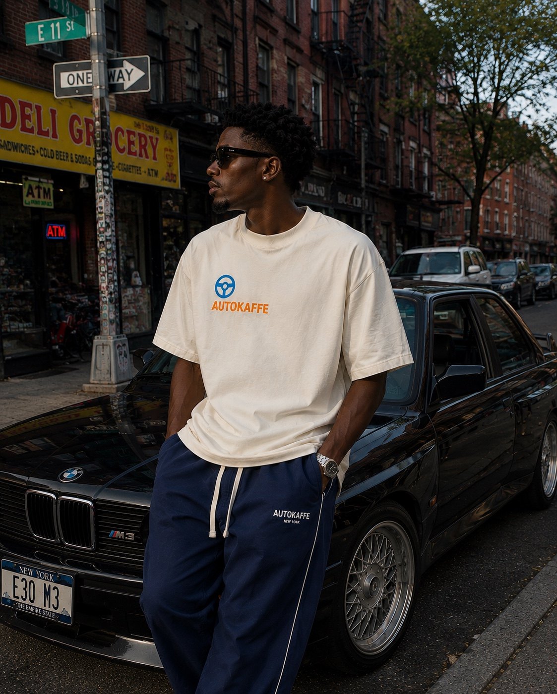 AUTOKAFFE New York tee lifestyle shot