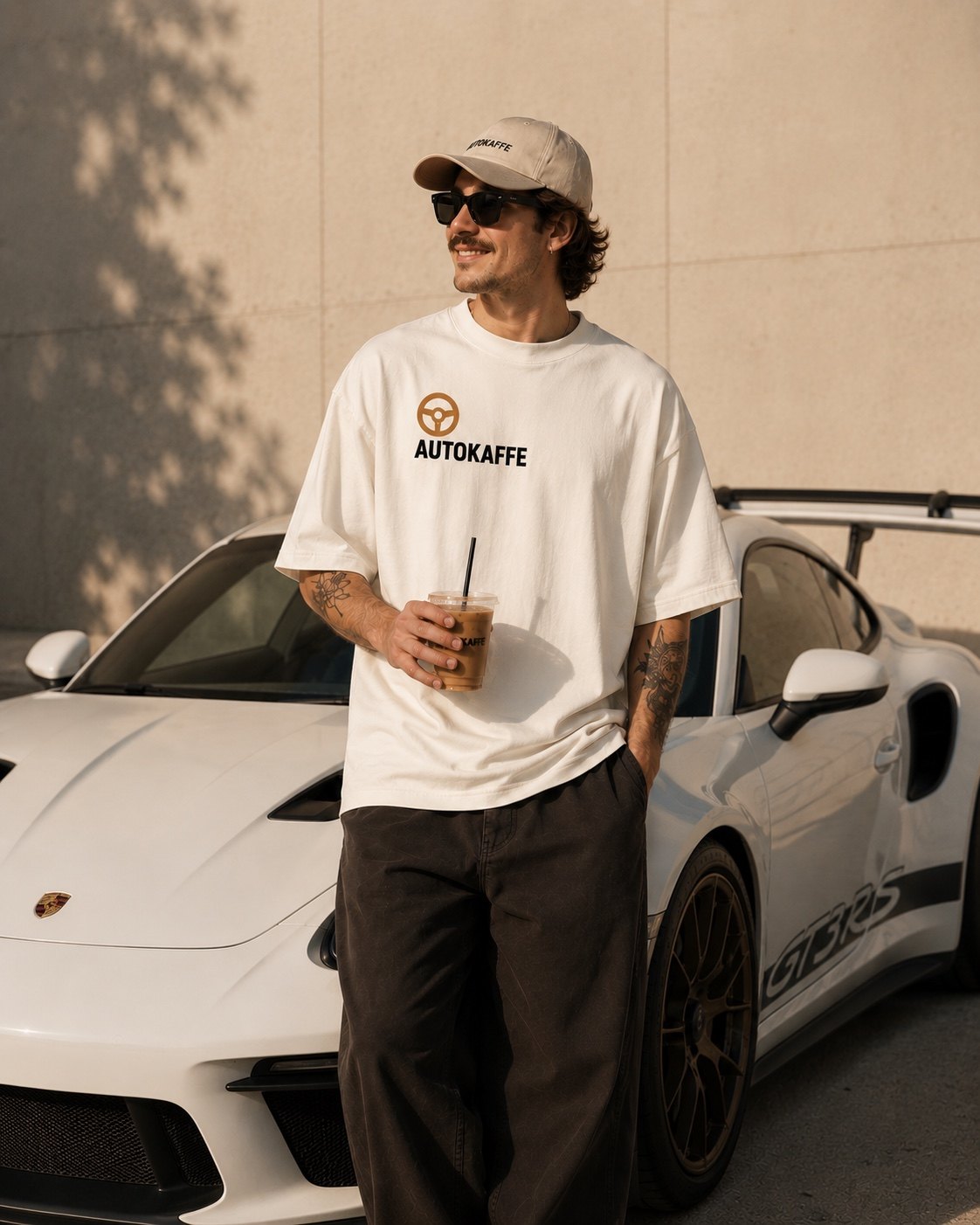 AUTOKAFFE Espresso x Fuel tee lifestyle shot
